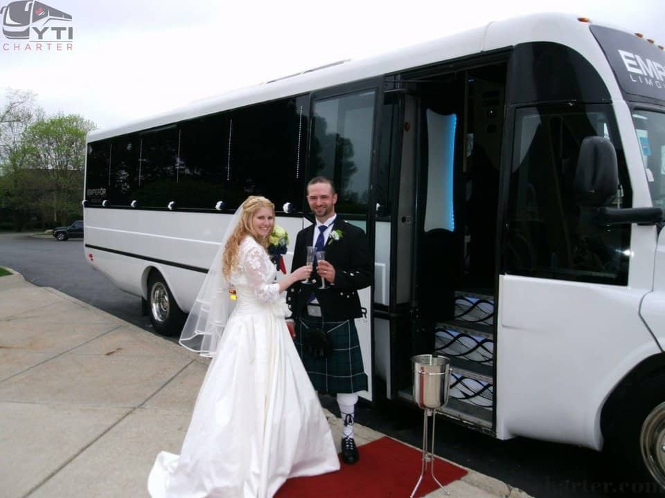 Charter Bus Wedding Transportation